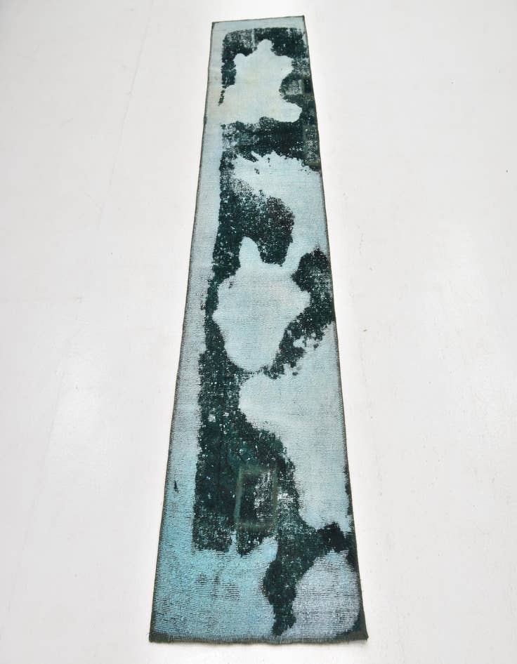 Detail image of  2' 2 x 8' 8  Hand Knotted Ultra Vintage Persian Wool Runner Rug