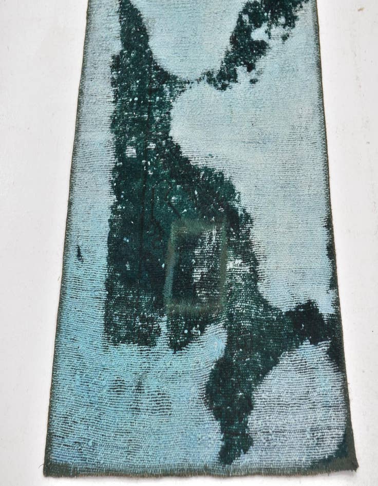 Detail image of  2' 2 x 8' 8  Hand Knotted Ultra Vintage Persian Wool Runner Rug