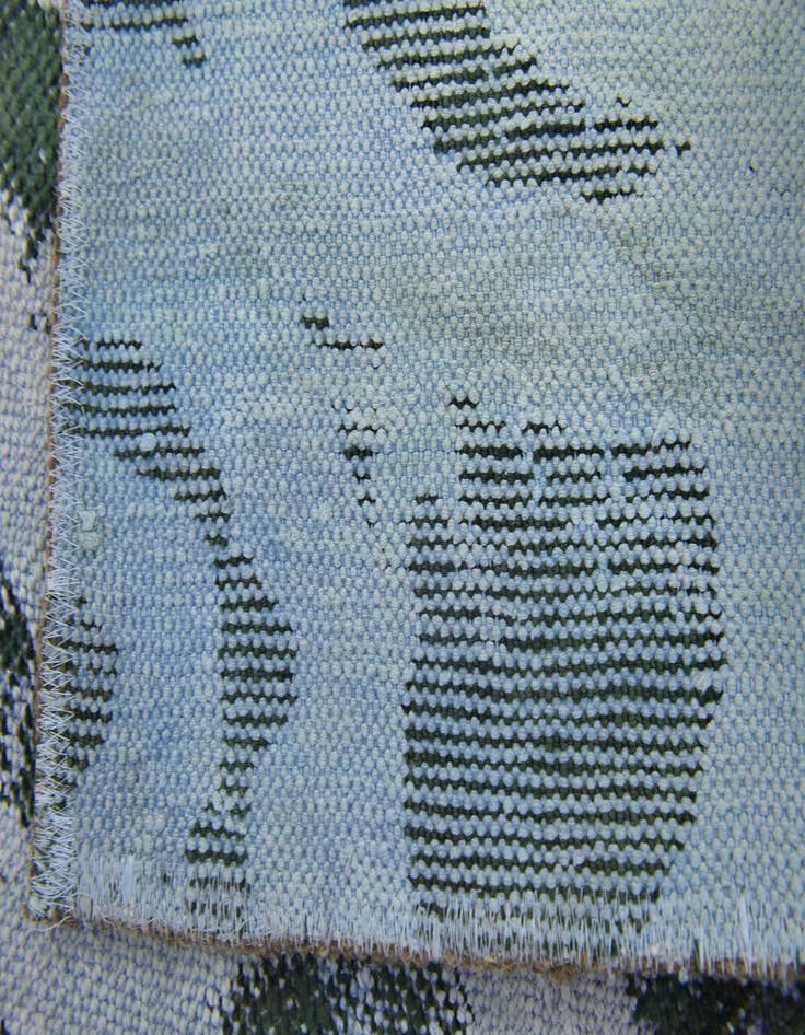 Detail image of  4' 6 x 8' 8  Hand Knotted Ultra Vintage Persian Wool Runner Rug