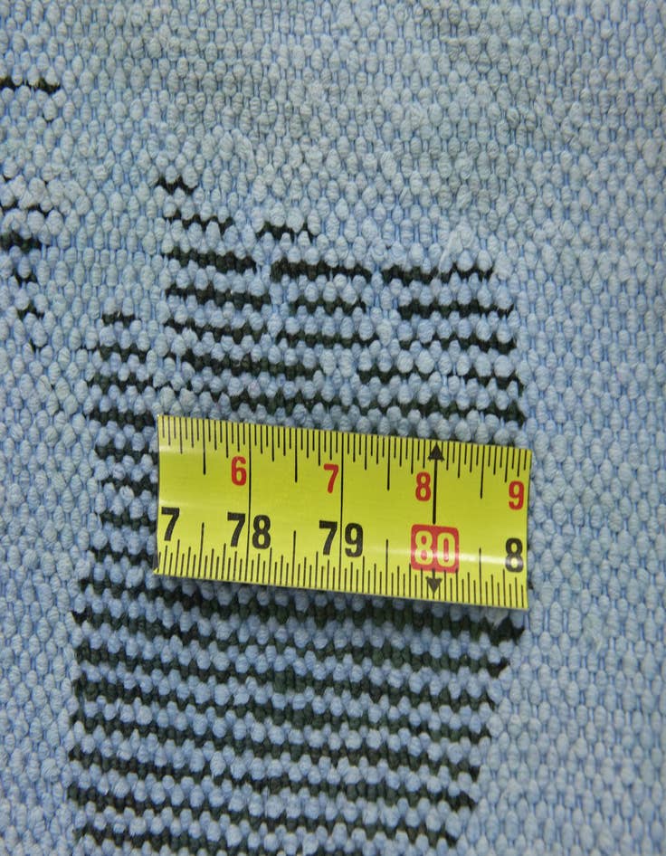 Detail image of  4' 6 x 8' 8  Hand Knotted Ultra Vintage Persian Wool Runner Rug