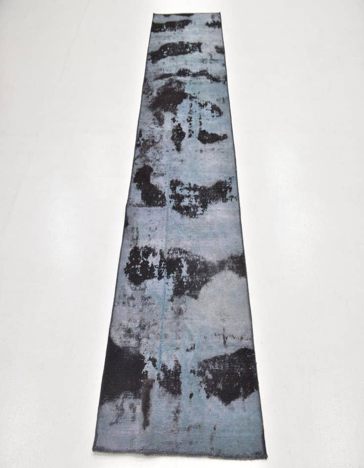 Detail image of  2' 7 x 9' 3  Hand Knotted Ultra Vintage Persian Wool Runner Rug