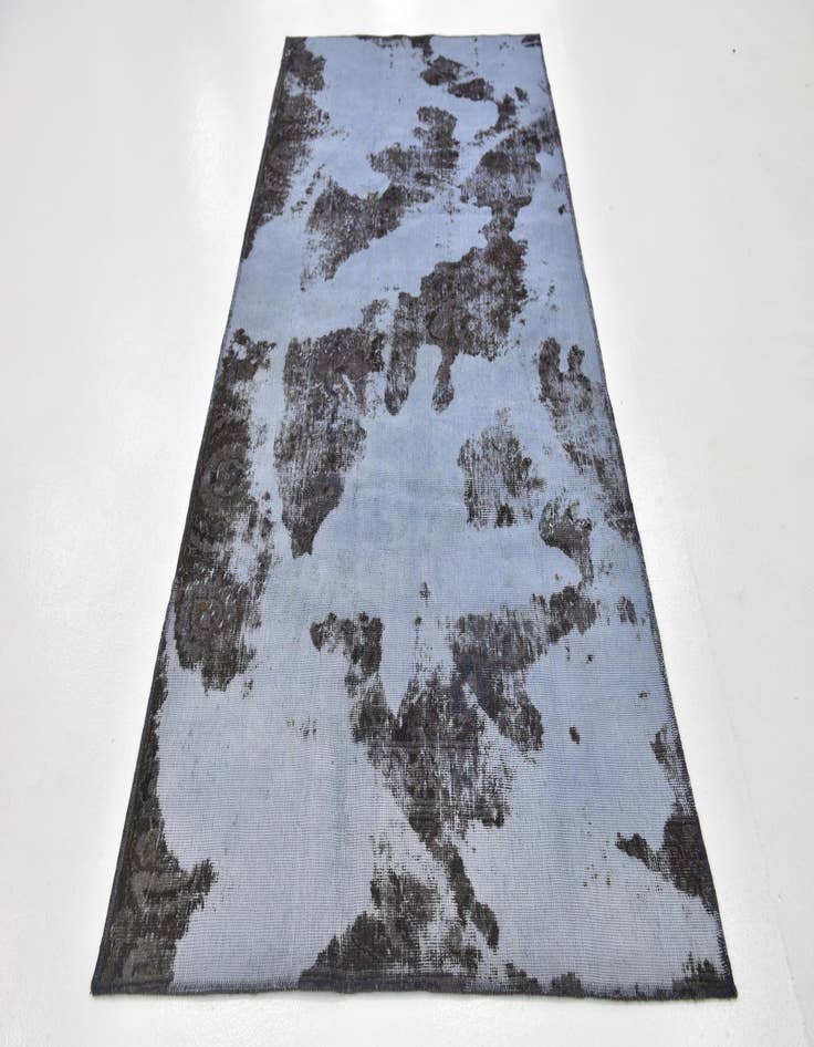 Detail image of  4' x 8' 8  Hand Knotted Ultra Vintage Persian Wool Runner Rug