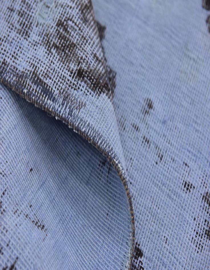 Detail image of  4' x 8' 8  Hand Knotted Ultra Vintage Persian Wool Runner Rug