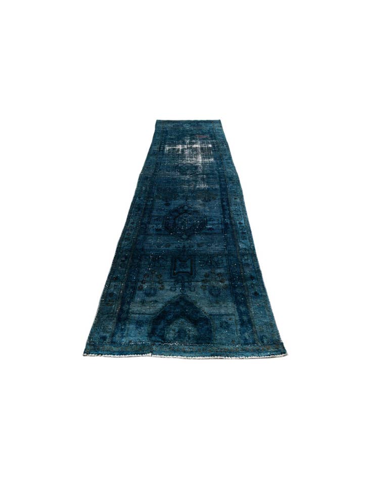 Detail image of  3' 7 x 13' 5  Hand Knotted Ultra Vintage Persian Wool Runner Rug