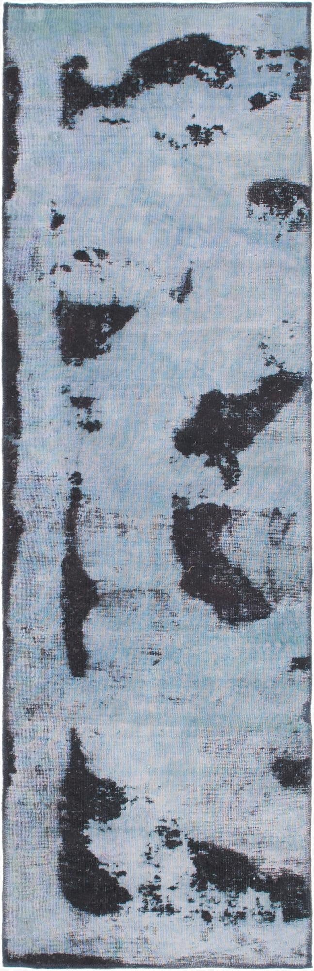  2' 7 x 9'  Hand Knotted Ultra Vintage Persian Wool Runner Rug