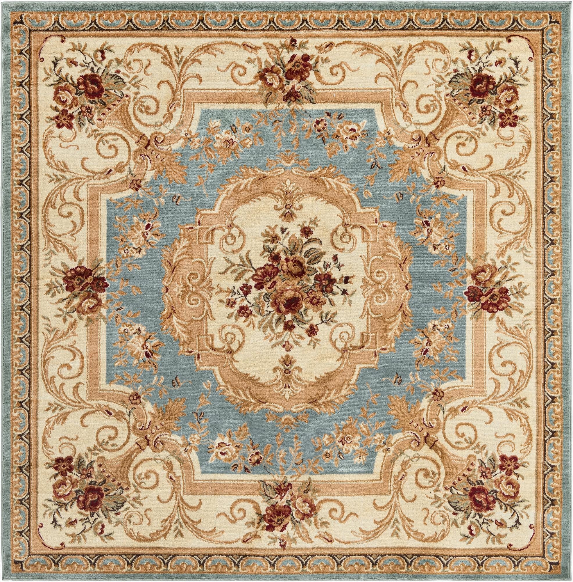  7' x 7' Chateau Square Rug