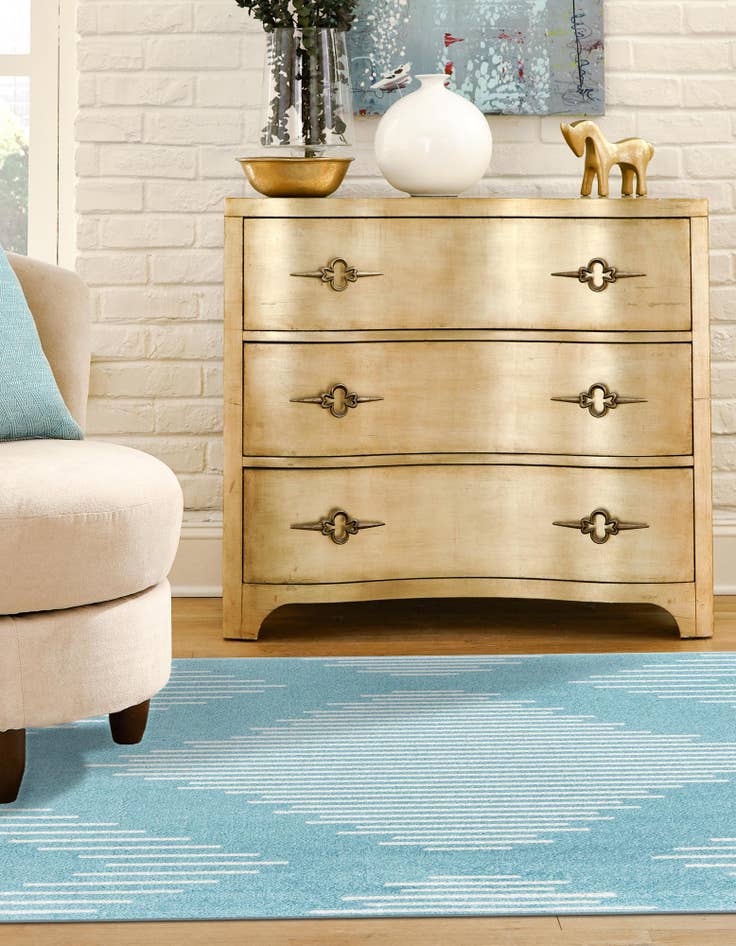 Detail image of  5' 3 x 5' 3 Kai Square Rug