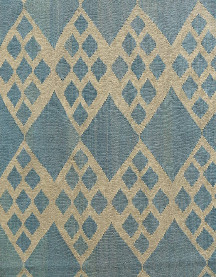 Detail image of  8' 9 x 9' 6  Hand Woven Kilim Modern Wool Square Rug