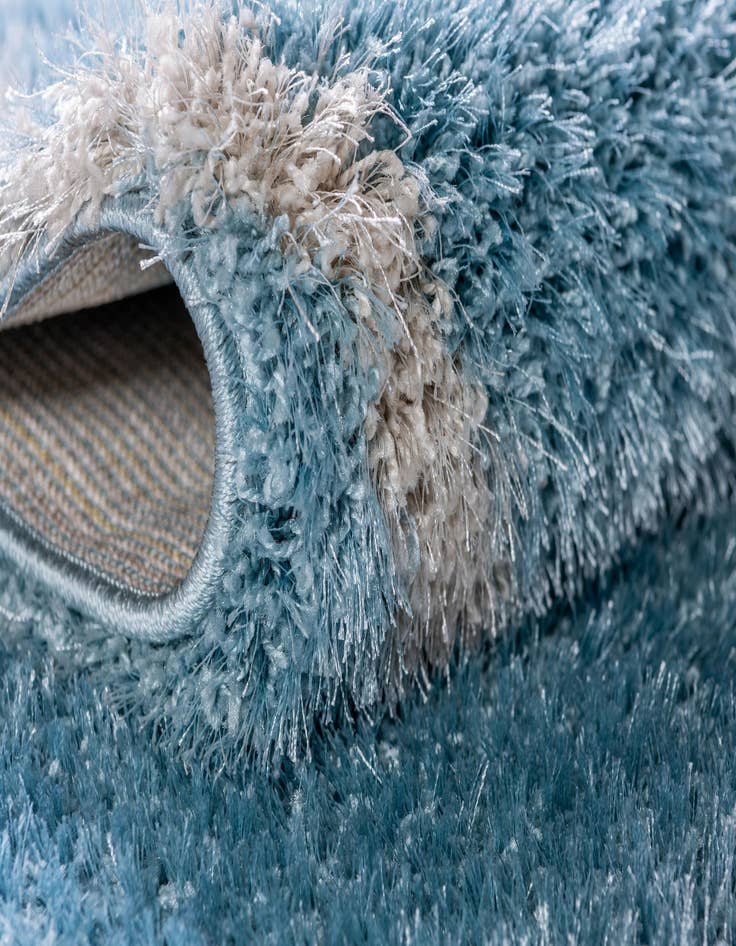 Detail image of 8' x 8' Luxury Trellis Shag Square Rug