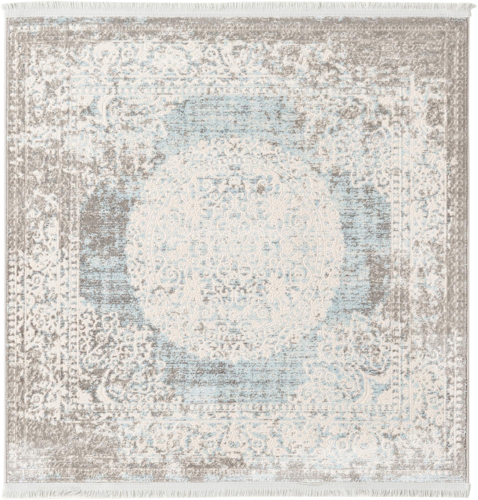  5' 3 x 5' 3 Modern Classical Square Rug