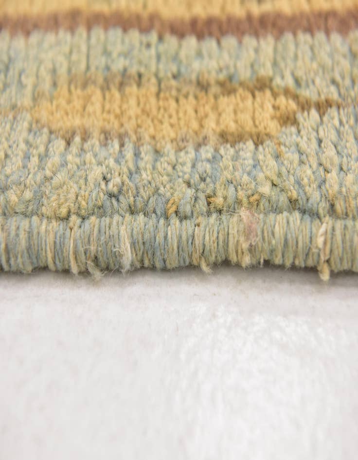 Detail image of  2' 9 x 3' 3  Hand Knotted Oushak Wool Square Rug