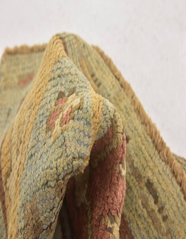 Detail image of  2' 9 x 3' 3  Hand Knotted Oushak Wool Square Rug