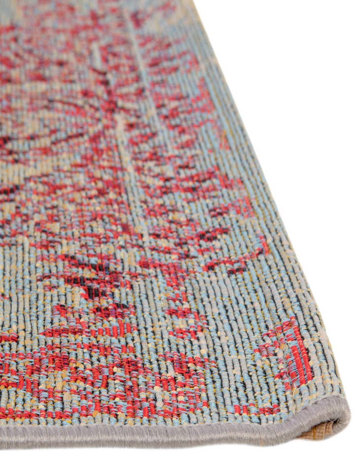 Detail image of 6' x 6' Washable Botanical Indoor / Outdoor Square Rug