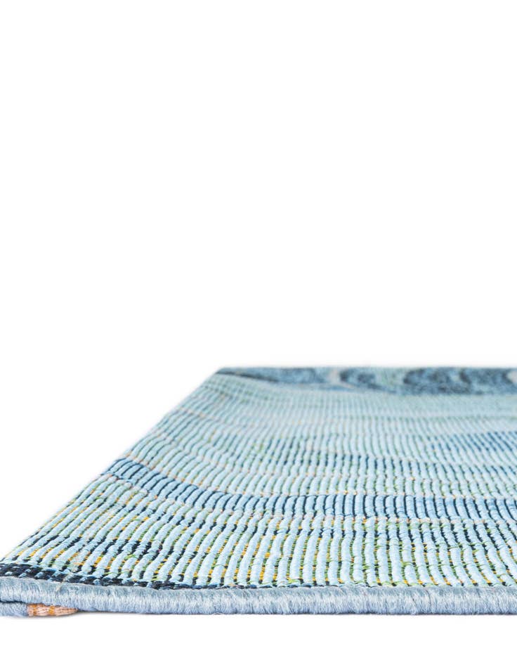 Detail image of  6' x 6'  Washable Modern Indoor / Outdoor Square Rug