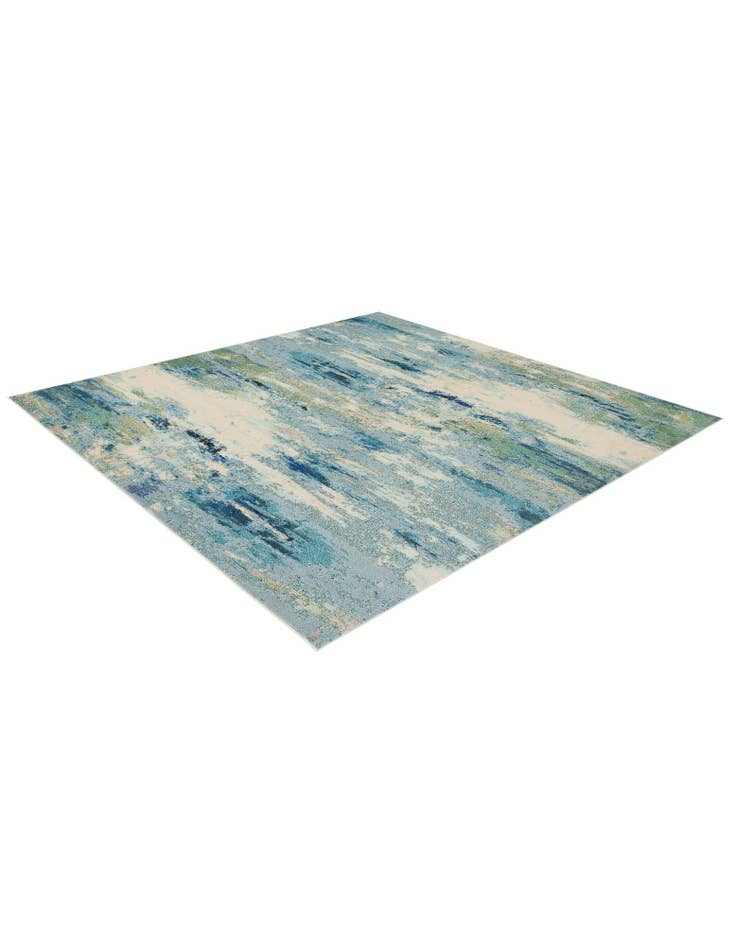 Detail image of  8' x 8'  Washable Theia Square Rug