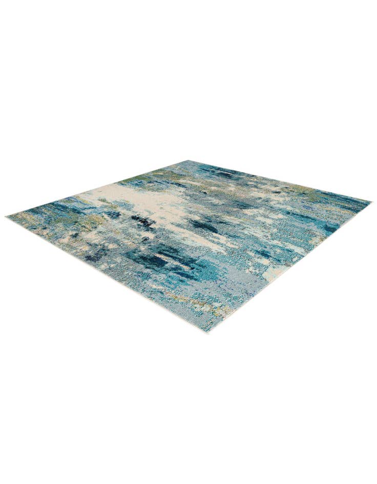 Detail image of  5' x 5'  Washable Theia Square Rug