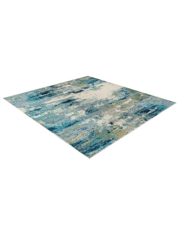 Detail image of  5' x 5'  Washable Theia Square Rug