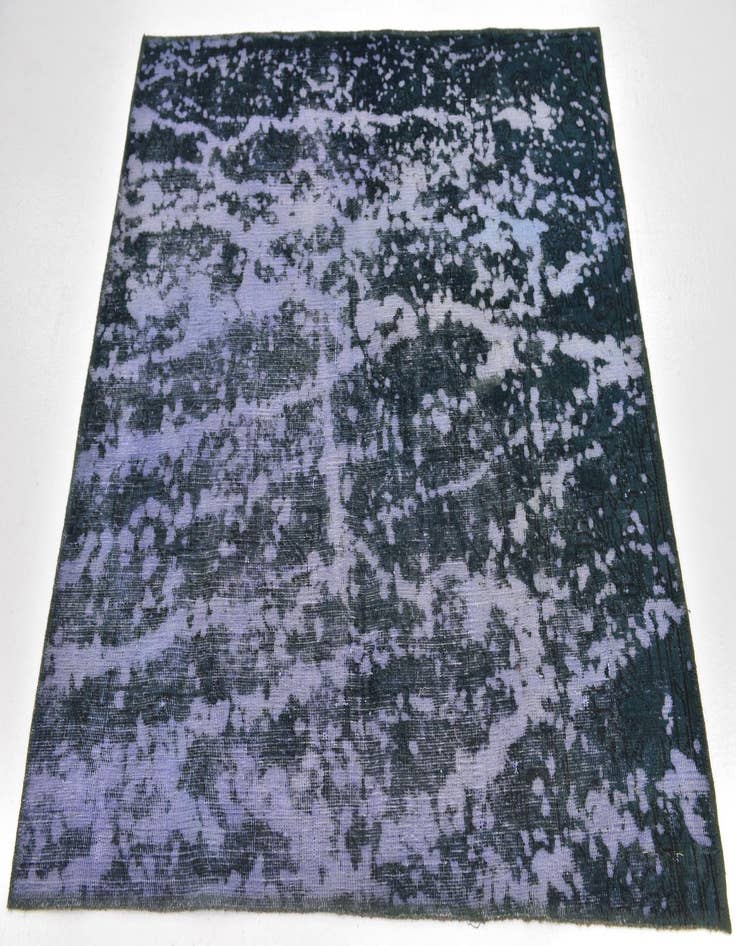 Detail image of  4' 3 x 4' 4  Hand Knotted Ultra Vintage Persian Wool Square Rug