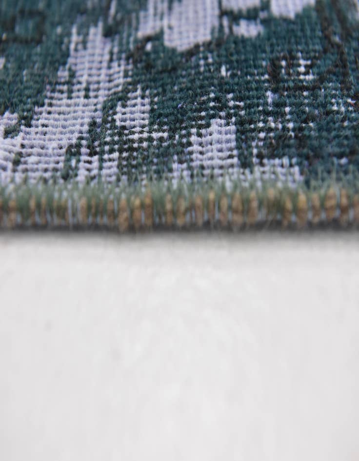 Detail image of  4' 3 x 4' 4  Hand Knotted Ultra Vintage Persian Wool Square Rug