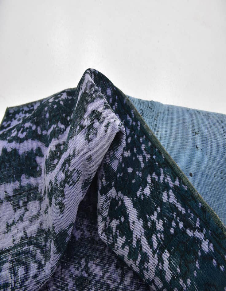 Detail image of  4' 3 x 4' 4  Hand Knotted Ultra Vintage Persian Wool Square Rug