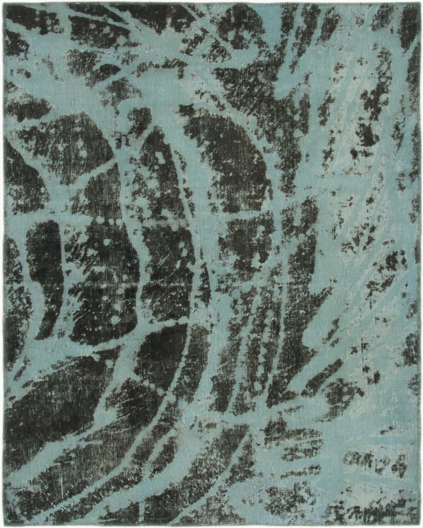  4' 7 x 5' 9  Hand Knotted Ultra Vintage Persian Wool Square Rug