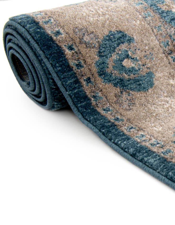 Detail image of  5' x 5' Viola Square Rug