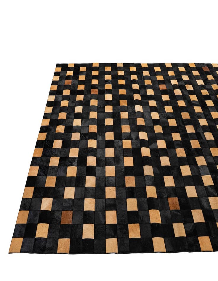 Detail image of  8' x 9' 11 Cowhide - Patchwork Rug