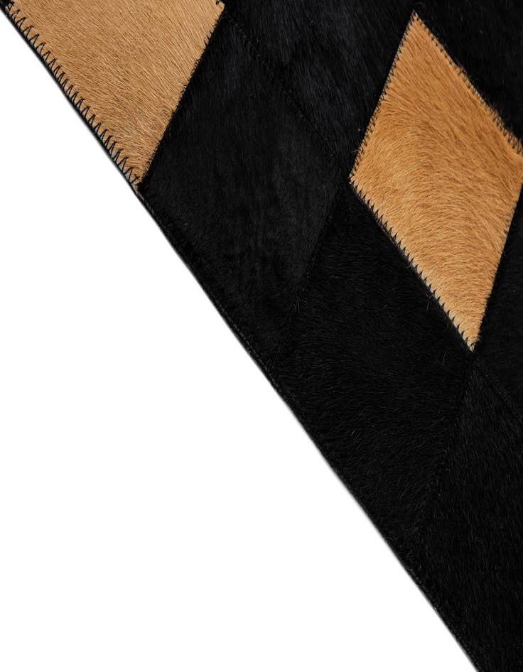 Detail image of  8' x 9' 11 Cowhide - Patchwork Rug