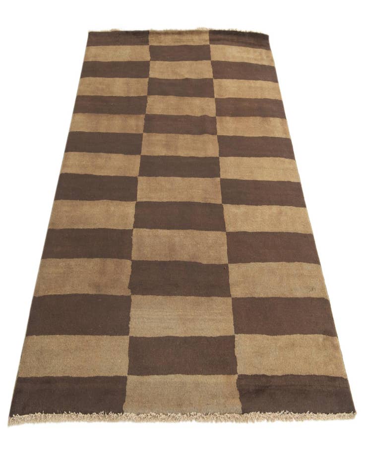 Detail image of  5' 1 x 6' 6  Hand Knotted Modern Ziegler Rug