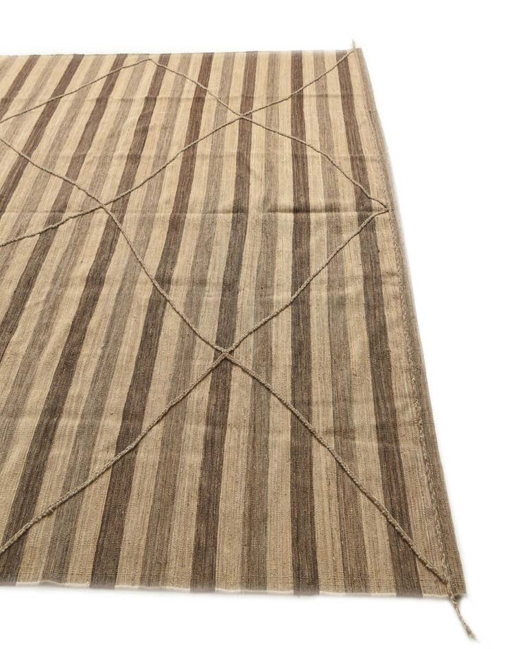 Detail image of  9' 4 x 11' 7  Hand Knotted Moroccan Wool Rug