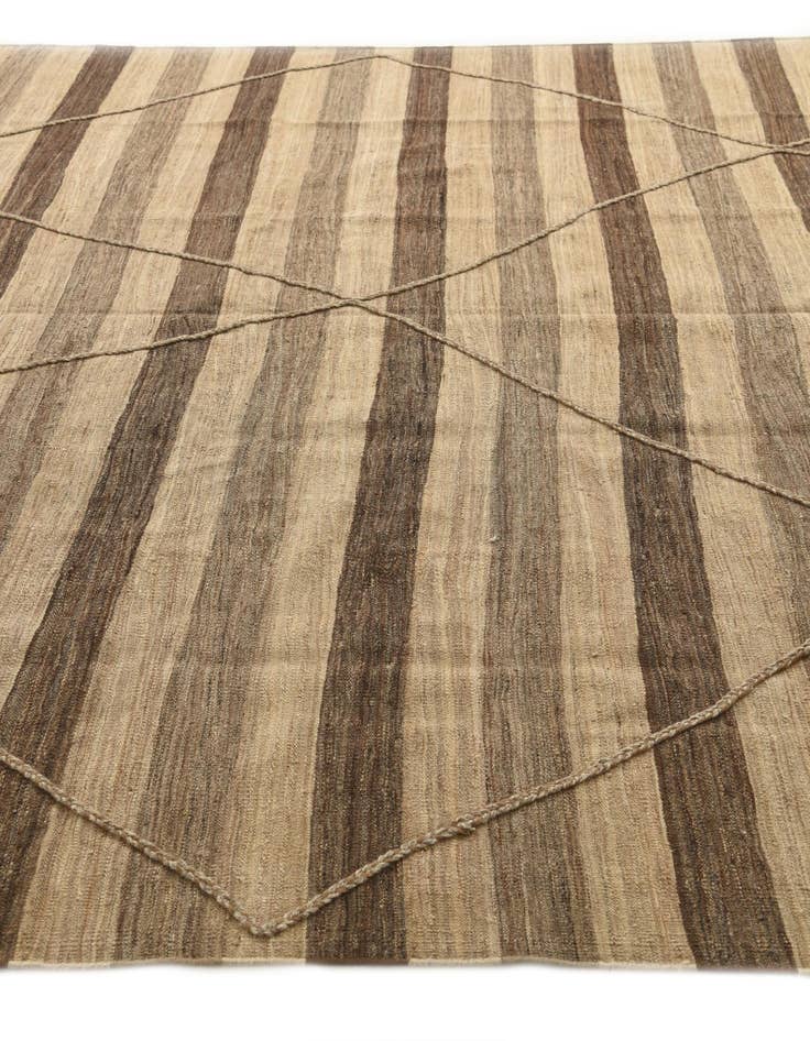 Detail image of  9' 4 x 11' 7  Hand Knotted Moroccan Wool Rug