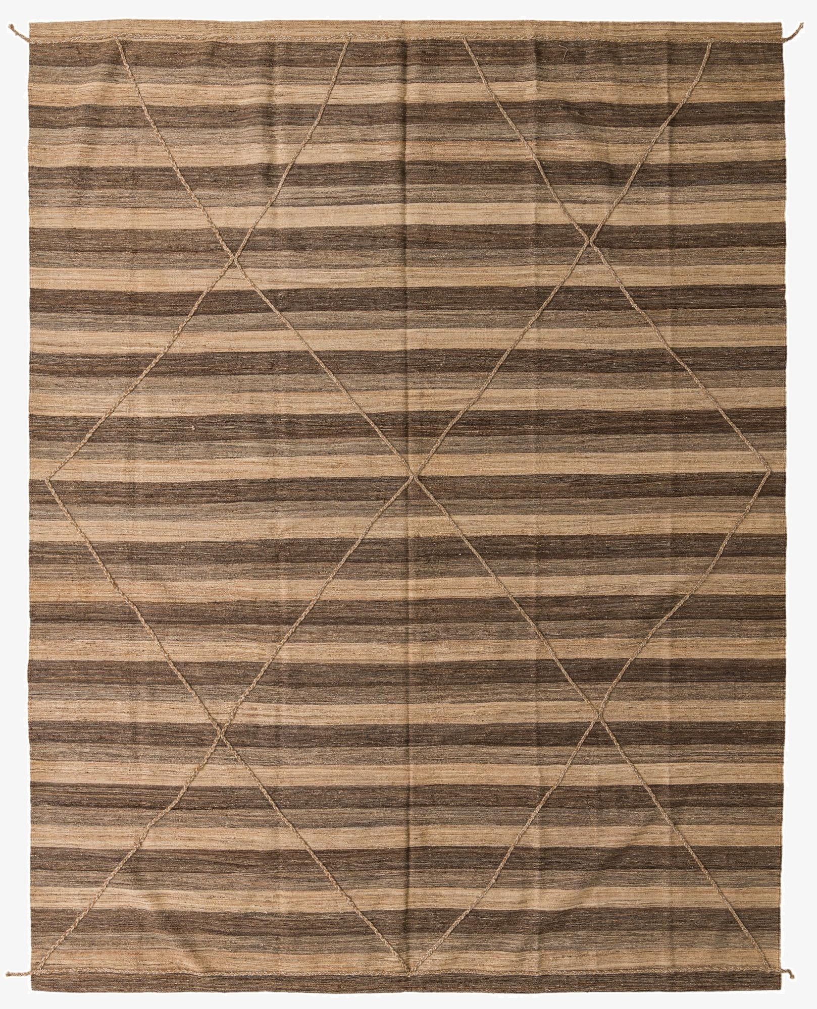  10' x 13'  Hand Woven Moroccan Wool Rug