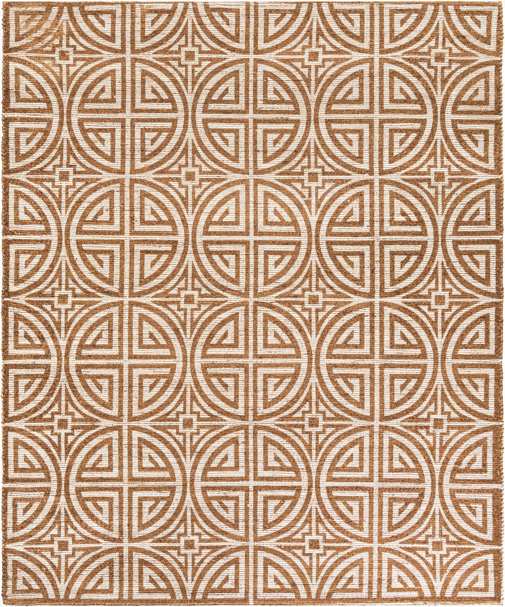  7' 10 x 10'  Hand Woven Chenille Jute Rug