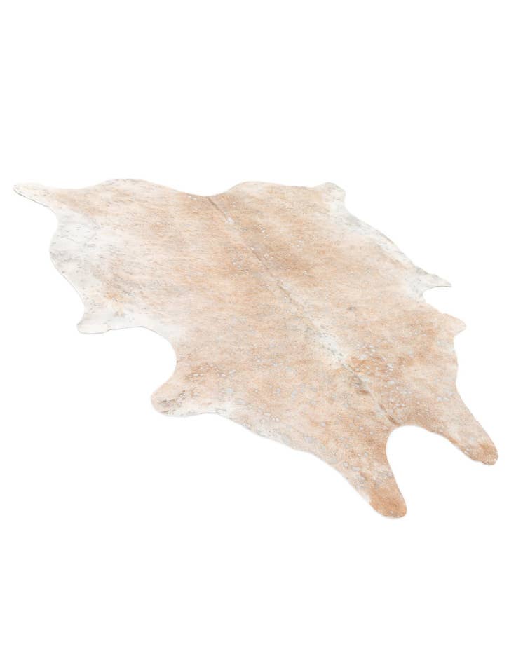 Detail image of  6' 3 x 7' 3 Cowhide Leather Square Rug