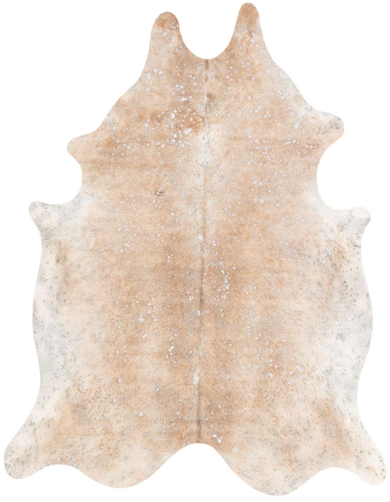 Primary image  6' 3 x 7' 3 Cowhide Leather Square Rug