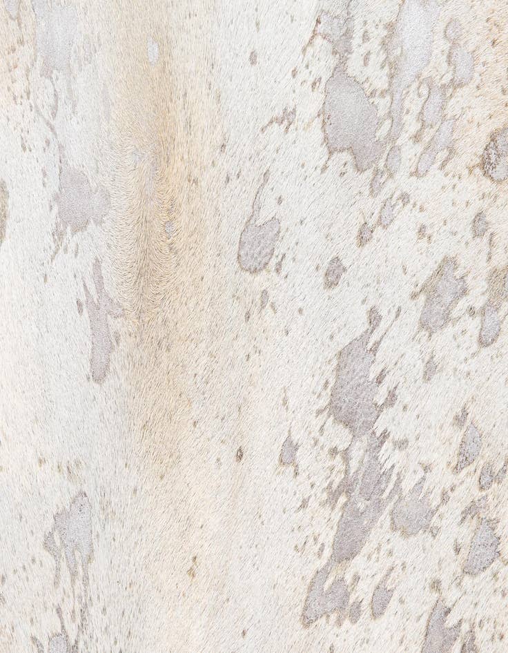 Detail image of  6' 3 x 7' 4 Cowhide Leather Square Rug