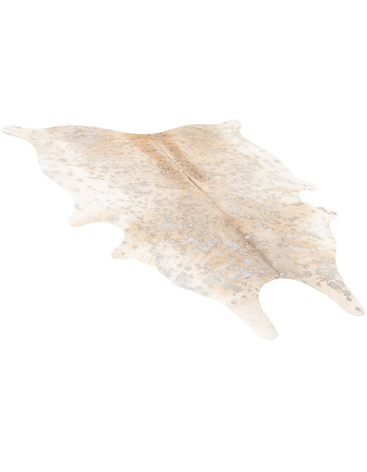 Detail image of  6' 5 x 6' 11 Cowhide Leather Square Rug