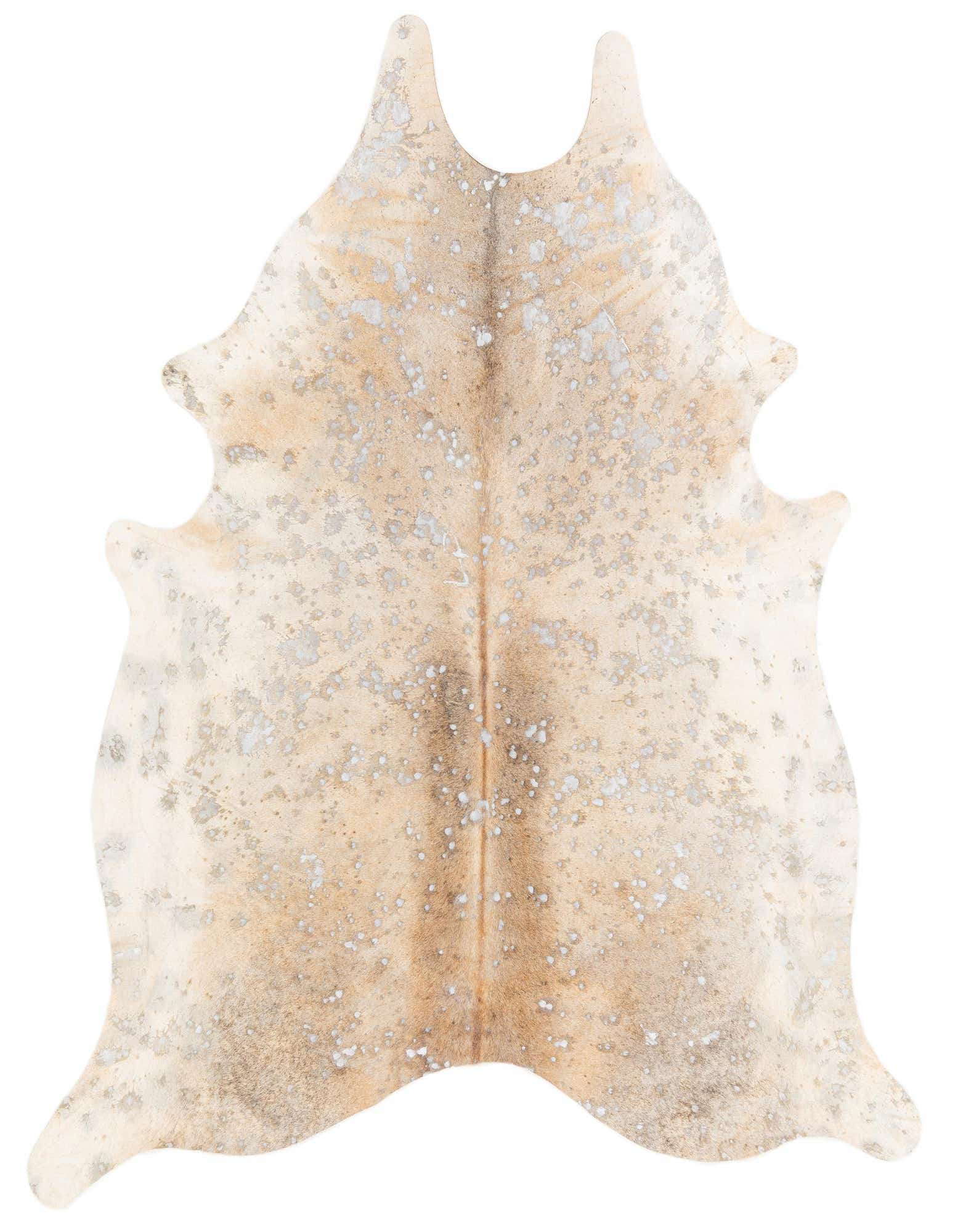 Primary image  6' 5 x 6' 11 Cowhide Leather Square Rug