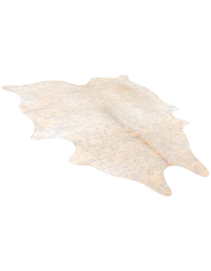 Detail image of  7' 1 x 7' 9 Cowhide Leather Square Rug