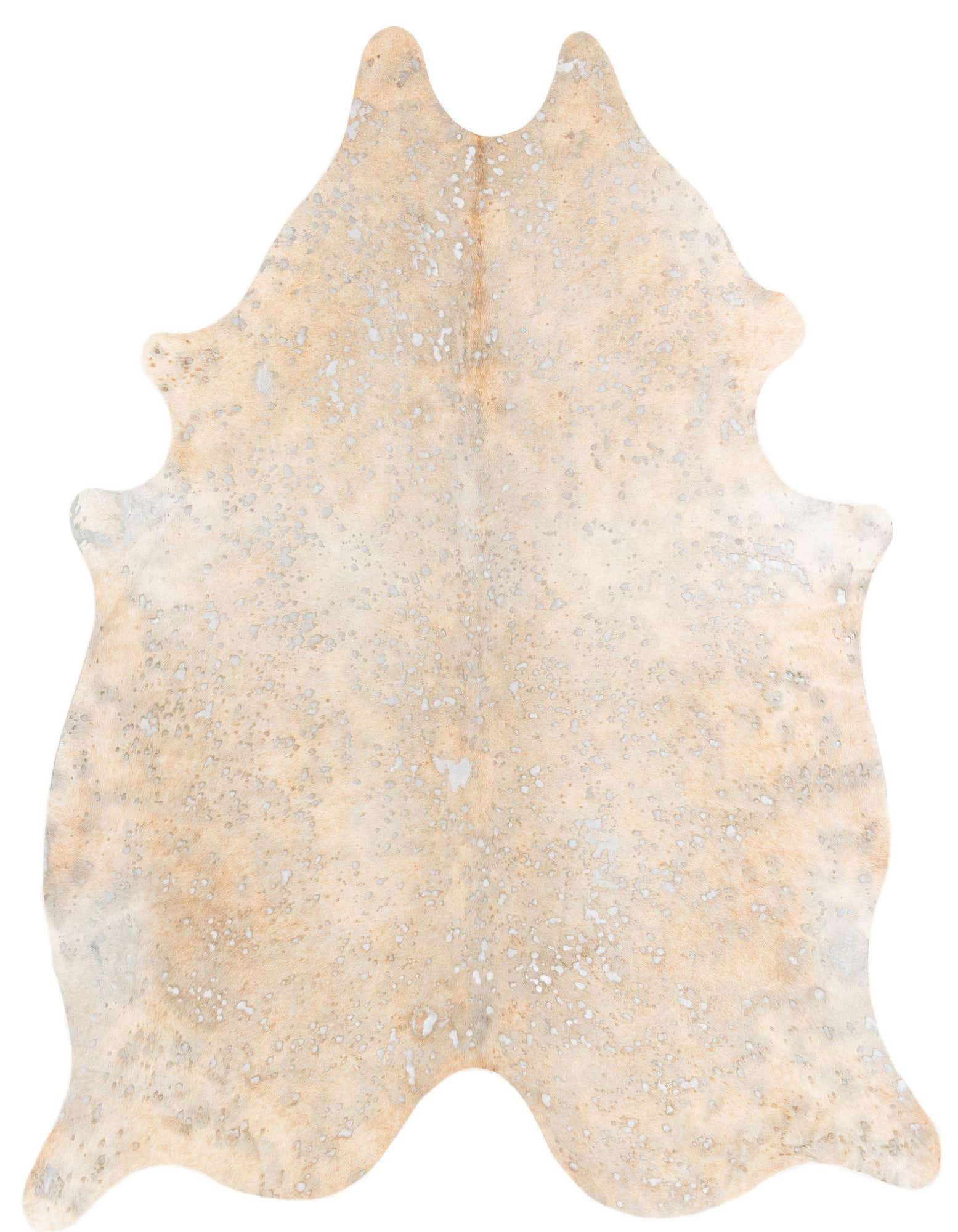 Primary image  7' 1 x 7' 9 Cowhide Leather Square Rug