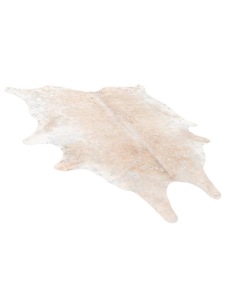 Detail image of  6' 5 x 7' 5 Cowhide Leather Square Rug