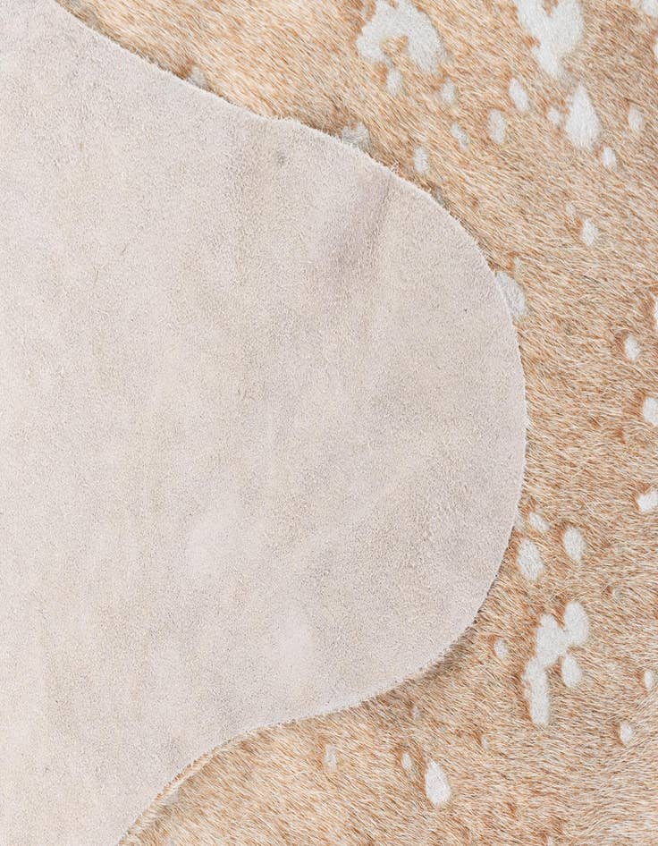 Detail image of  6' 5 x 7' 5 Cowhide Leather Square Rug