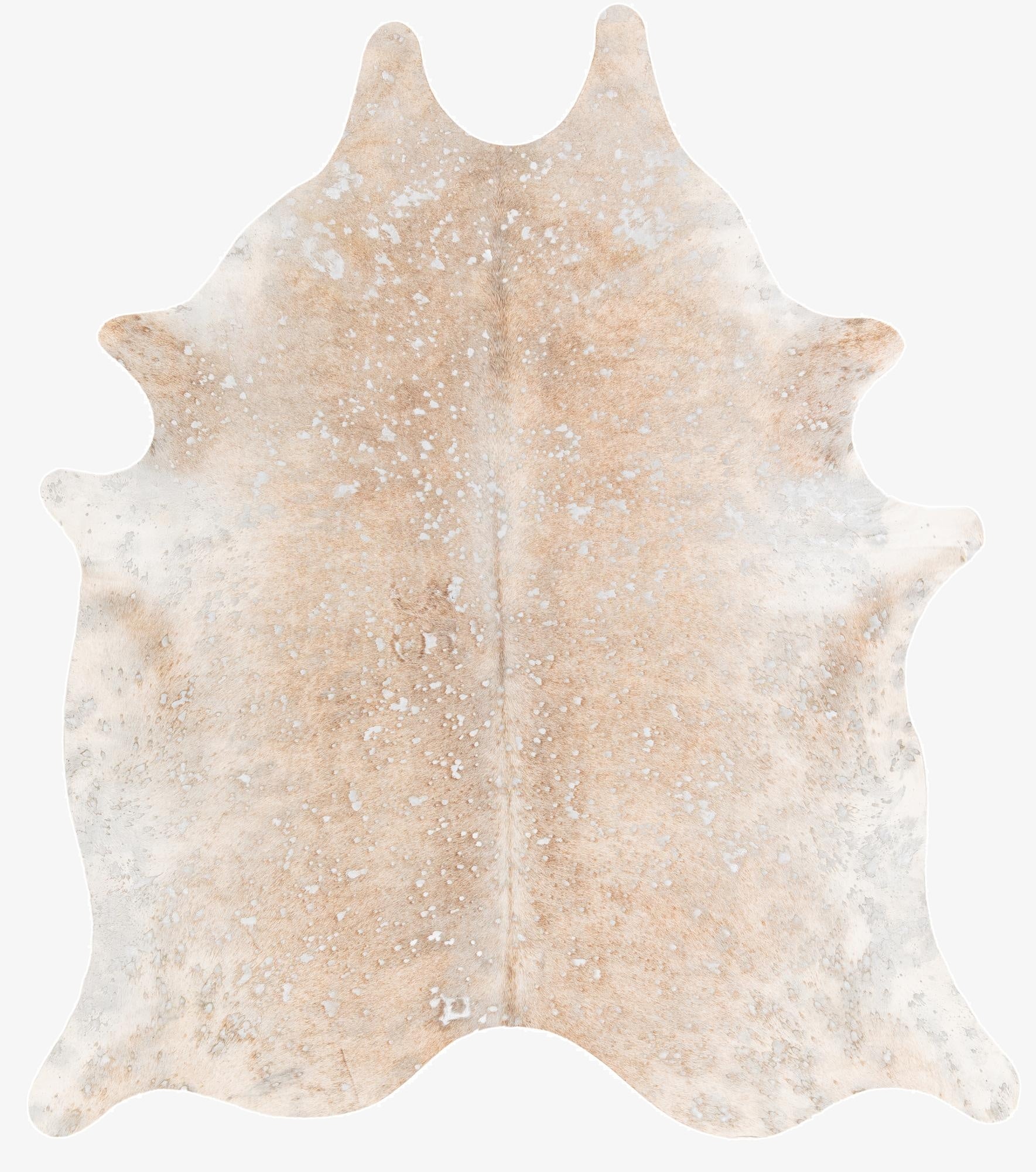  6' 5 x 7' 5 Cowhide Leather Square Rug