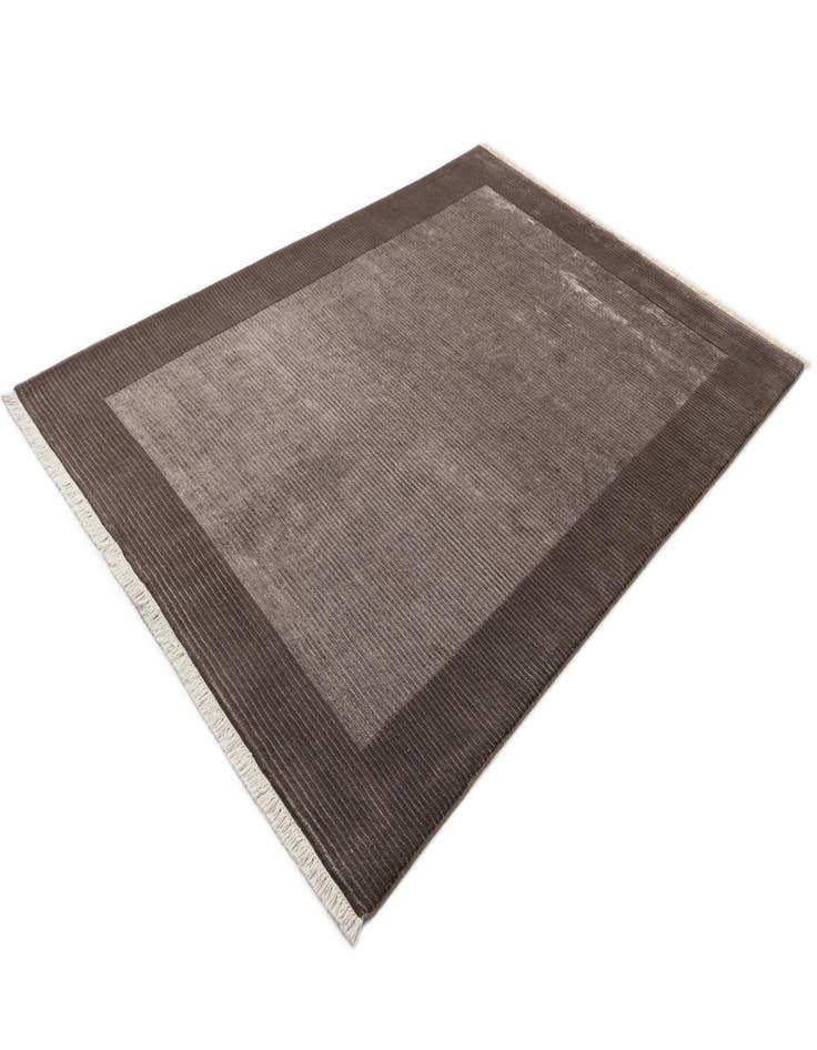 Detail image of  5' 8 x 8'  Hand Knotted Darya Wool Rug