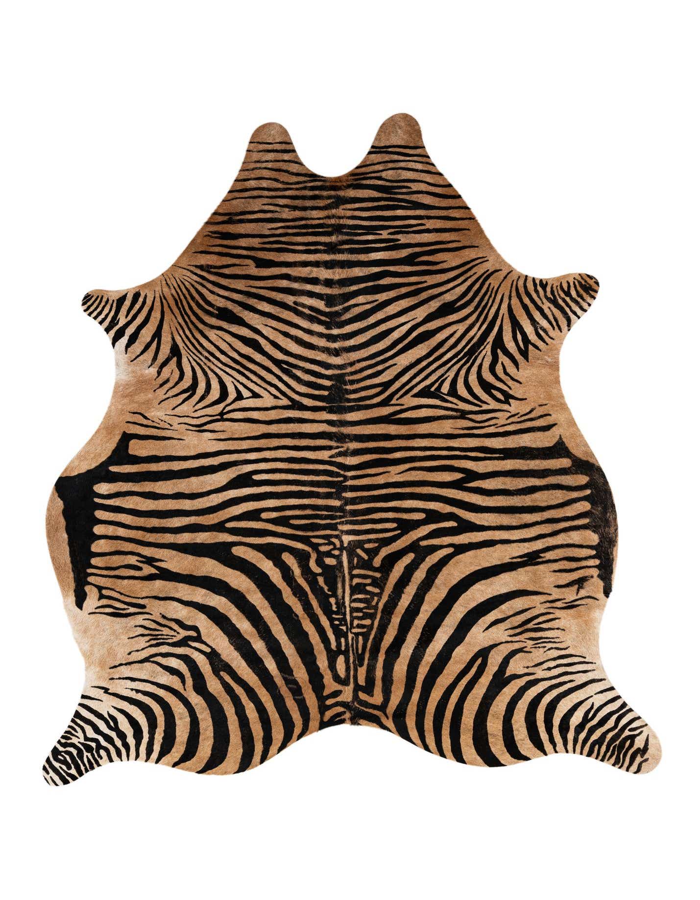 Primary image  6' 3 x 7' 2 Cowhide Leather Freeform Rug