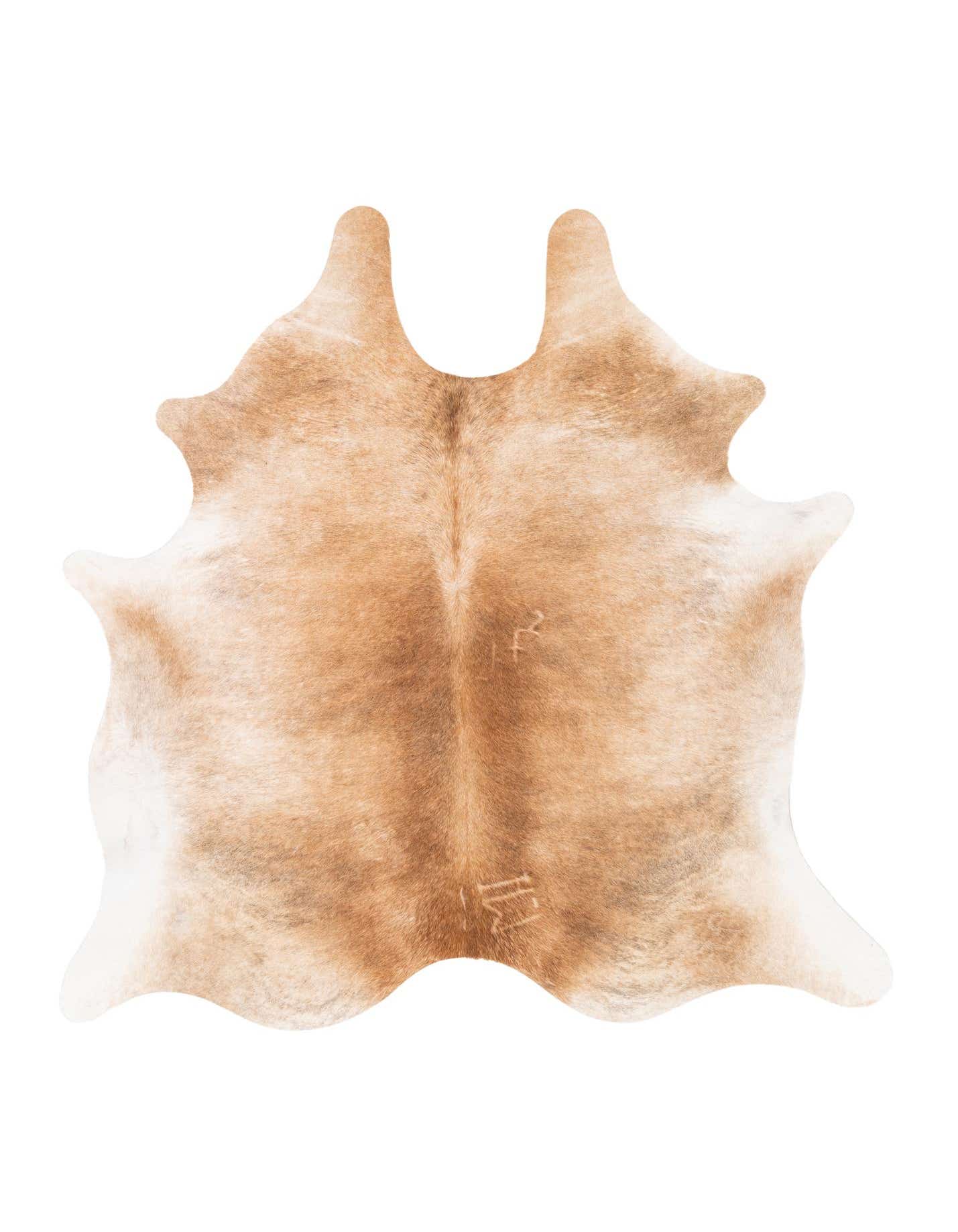 Primary image  6' 3 x 6' 8 Cowhide Leather Freeform Rug