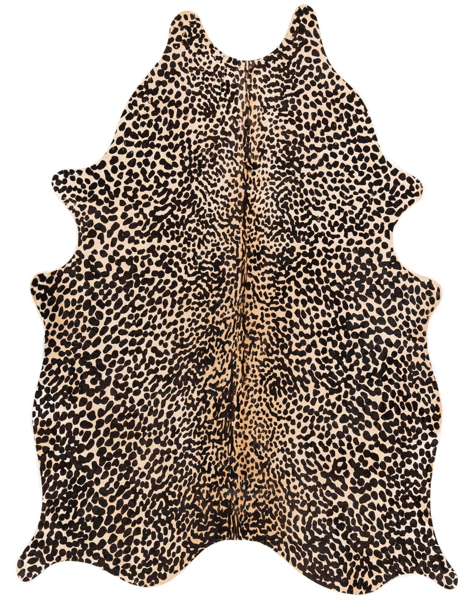 Primary image  6' 3 x 7' 3 Cowhide Leather Freeform Rug