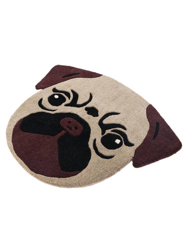 Detail image of  2' 6 x 3' Playtime Kids Wool Freeform Rug