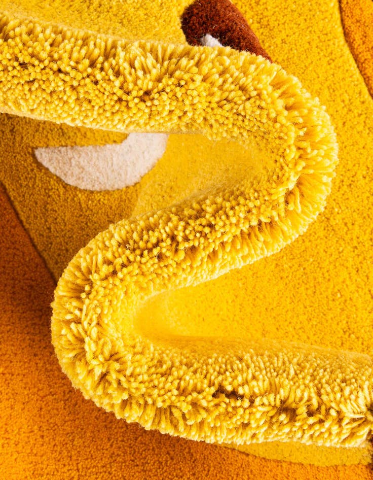 Detail image of  4' 1 x 4' 1 Playtime Kids Wool Freeform Rug