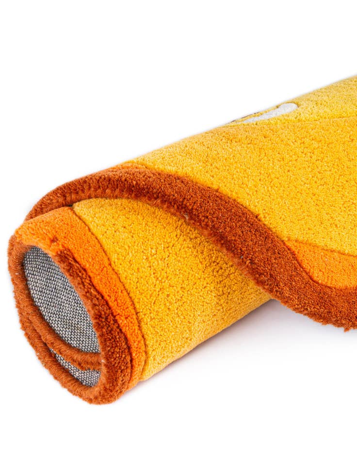 Detail image of  4' 1 x 4' 1 Playtime Kids Wool Freeform Rug